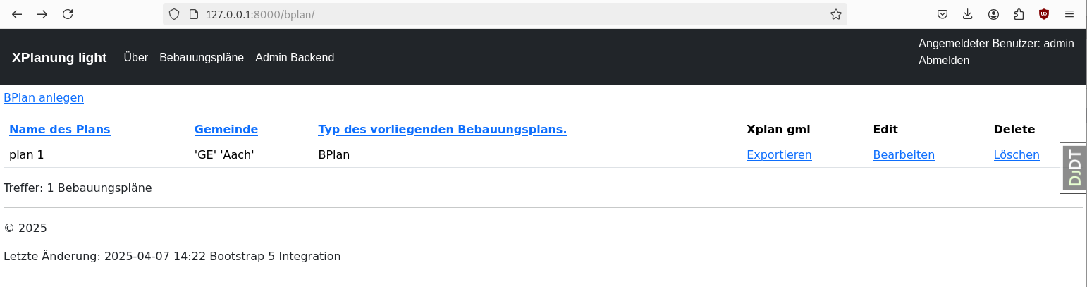 Neue Spalte für Export in Tabelle